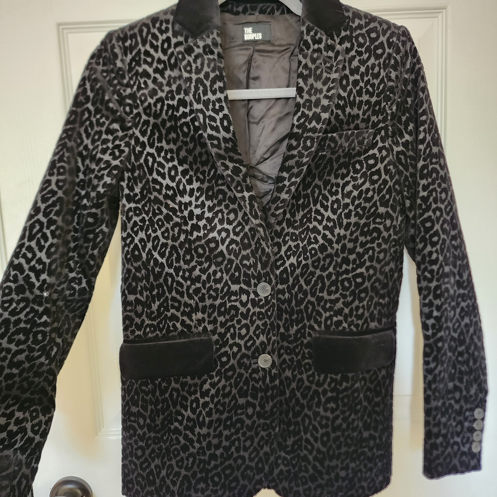 THE KOOPLES Velvet Leo black blazer - Picture 3 of 7